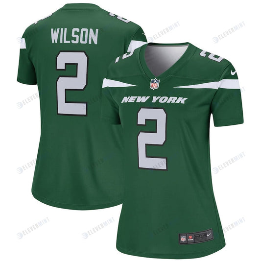 Zach Wilson 2 New York Jets Women Legend Jersey - Gotham Green