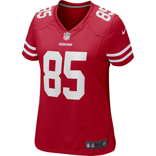 Women's George Kittle Nike 49ers Game Jersey - Red