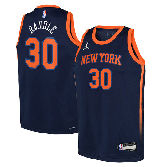 Youth New York Knicks Julius Randle Statement Edition Jersey - Navy