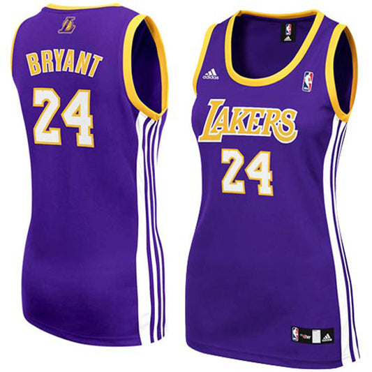 Women's Los Angeles Lakers Kobe Bryant Road Jersey - Purple